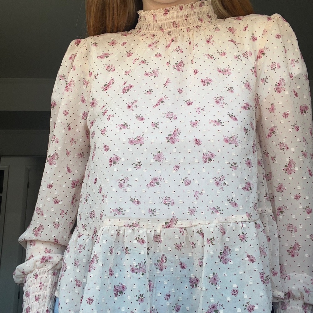 Pink Sheer Top